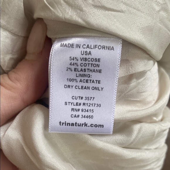 Trina Turk Lincoln Road Museum Colorful Geometric Pattern Dress Size 4 - Picture 6 of 7